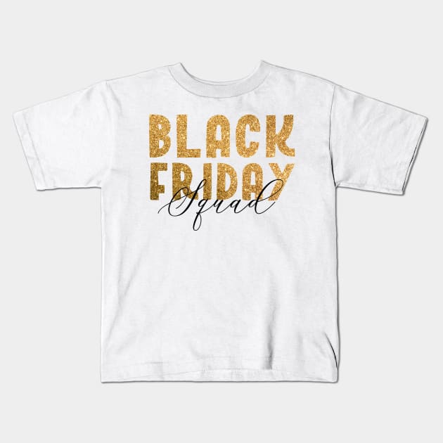 Black Friday squad Kids T-Shirt by Hloosh